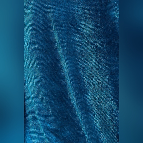 Double Take Designer Turquoise Notched Neck Buttoned Long Sleeve Blouse NWT - Picture 4 of 6